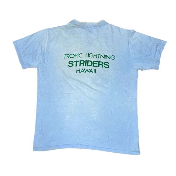 American Vintage 80s Hawaii Kole Kole Relay Marathon Race T Shirt Hanes Beefy Ta - Picture 7 of 8